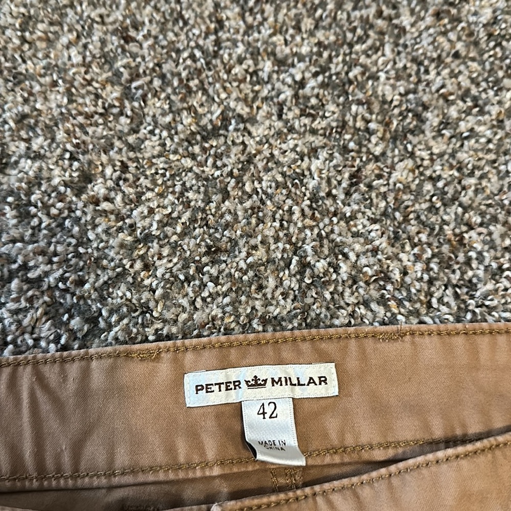 Peter Millar Men's Cotton Pants 42 Waist 32 Inseam - Picture 2 of 8